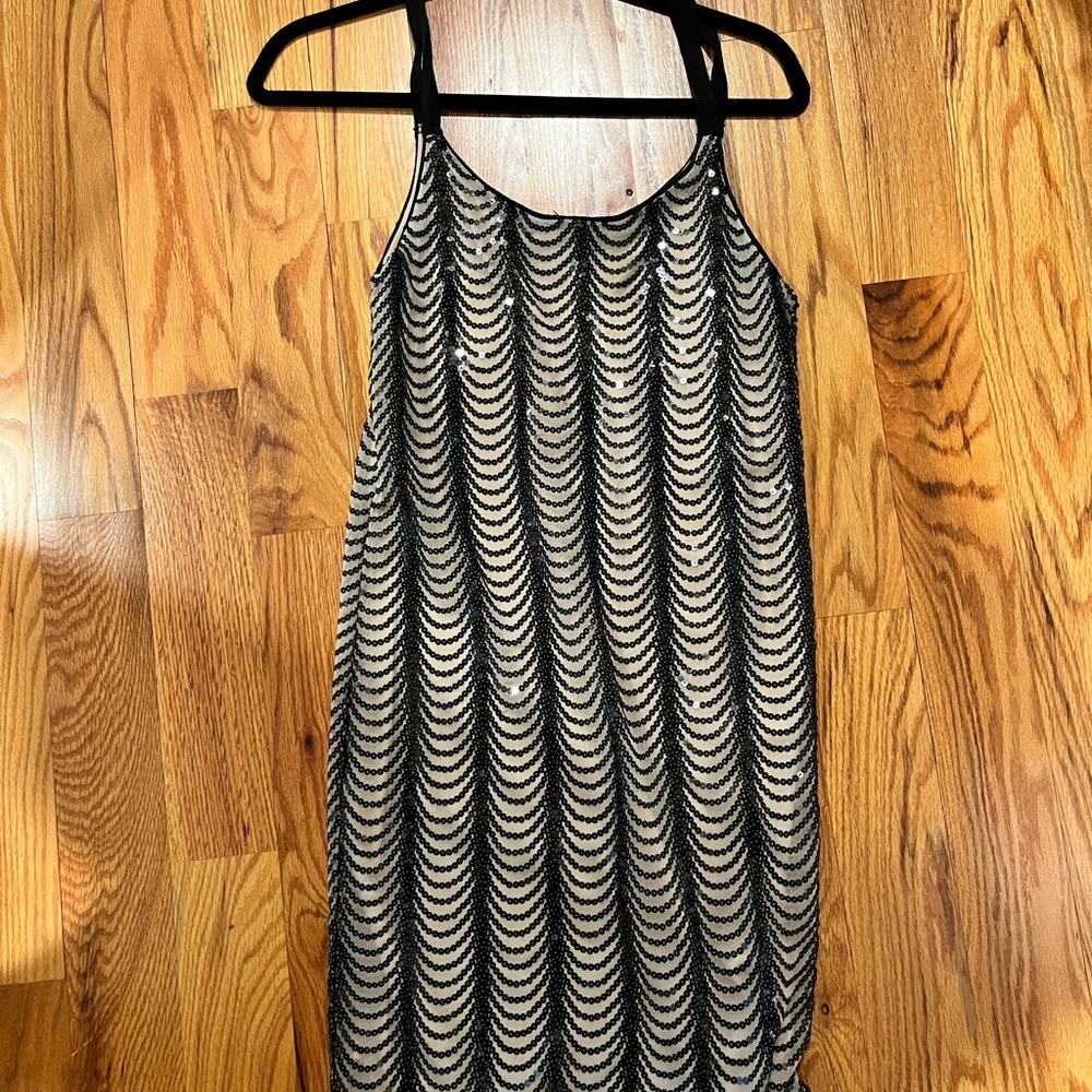 Aqua Sequin Dress
